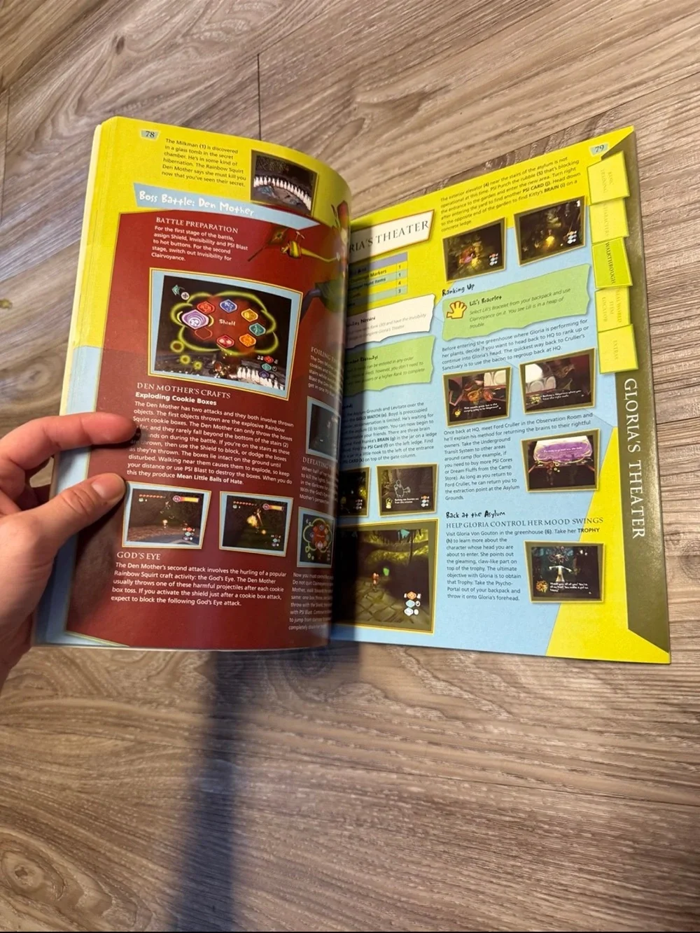Psychonauts 2005 vintage PS2 XBOX video game strategy guide magazine manual book
